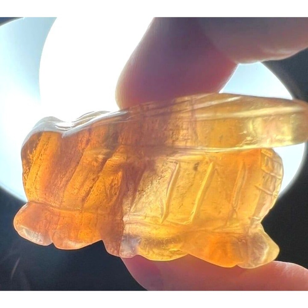 Yellow Fluorite Bumblebee